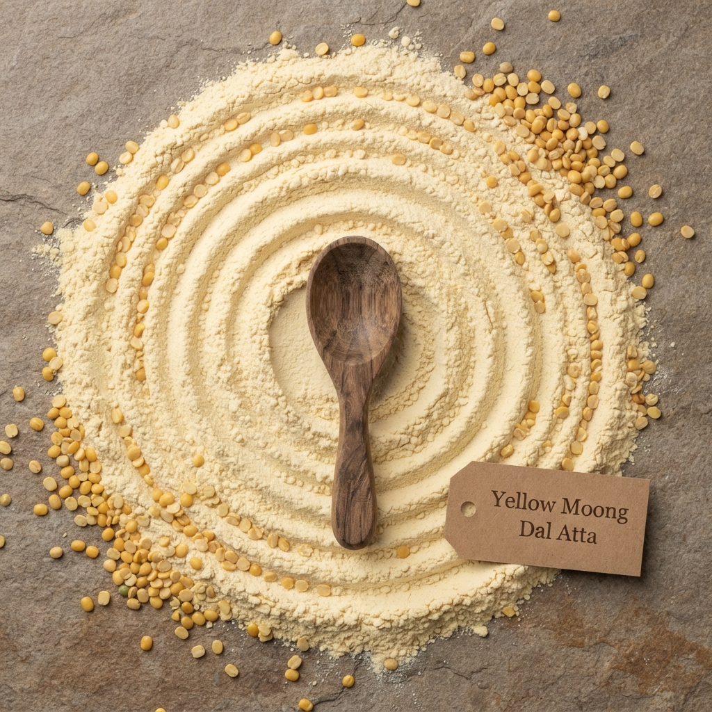 Yellow Moong Dal Atta (Yellow Moong Flour)