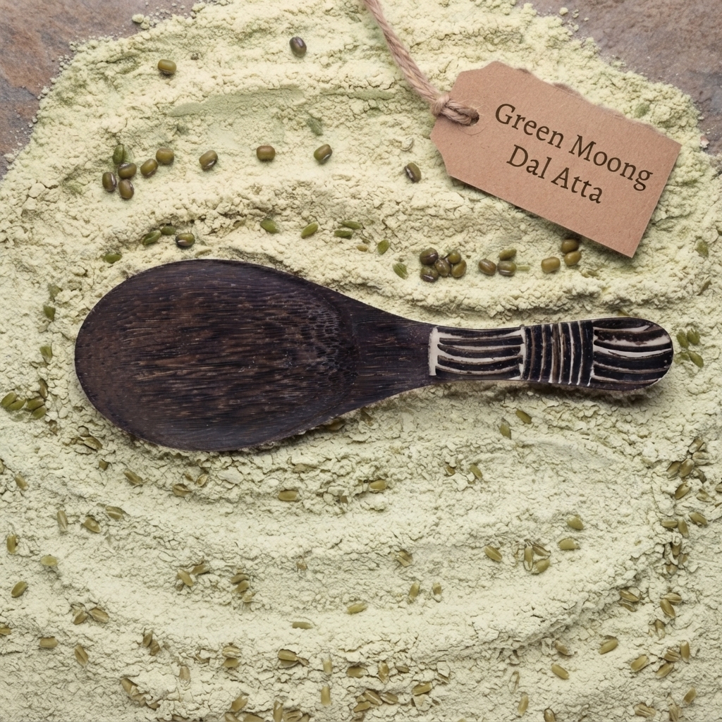 Green Moong Dal Atta (Green Gram Flour)